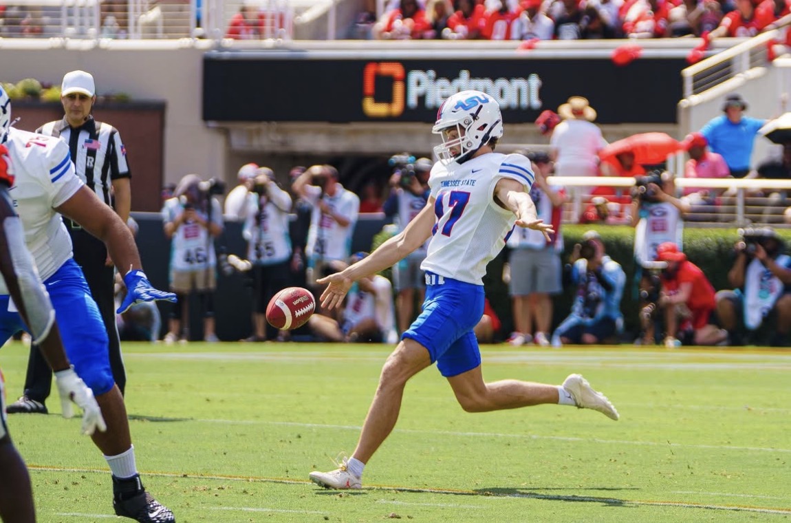 College punter — Tennessee State